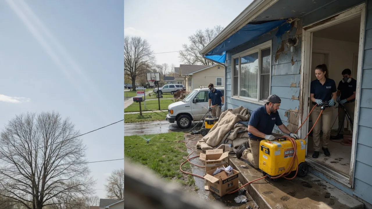 Basement Flood Cleanup in Calumet, OK near me